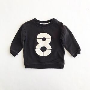 H&M gray 8 sweatshirt EUC  4-6 months